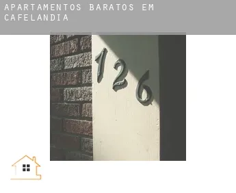 Apartamentos baratos em  Cafelândia